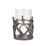 We are All in this Together Hurricane Glass Candleholder