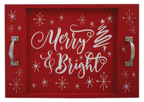 Merry & Bright Serving Tray