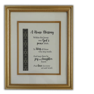 House Blessing Wall Plaque