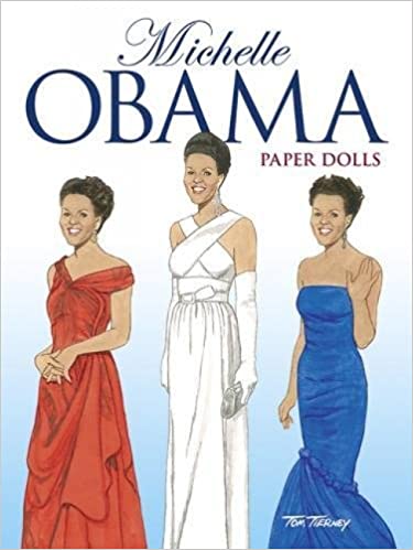Michelle Obama Paper Dolls by Tom Tierney