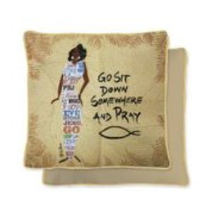 Go Sit Down Somewhere Pillow Cover